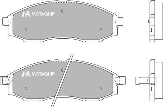 Motaquip LVXL1225 - Komplet Pločica, disk-kočnica www.molydon.hr