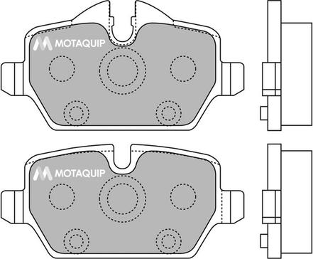 Motaquip LVXL1278 - Komplet Pločica, disk-kočnica www.molydon.hr