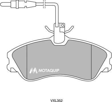 Motaquip LVXL352 - Komplet Pločica, disk-kočnica www.molydon.hr