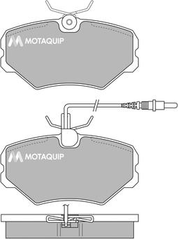 Motaquip LVXL305 - Komplet Pločica, disk-kočnica www.molydon.hr