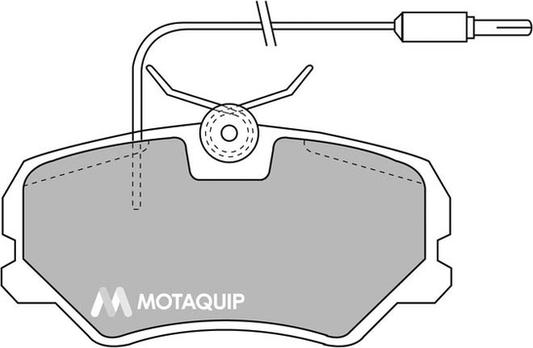 Motaquip LVXL311 - Komplet Pločica, disk-kočnica www.molydon.hr