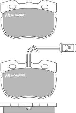 Motaquip LVXL385 - Komplet Pločica, disk-kočnica www.molydon.hr