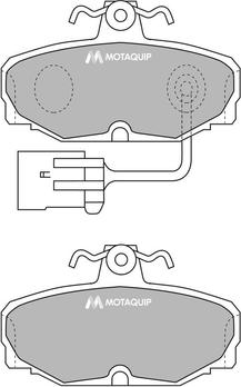 Motaquip LVXL708 - Komplet Pločica, disk-kočnica www.molydon.hr