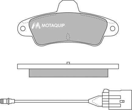 Motaquip LVXL781 - Komplet Pločica, disk-kočnica www.molydon.hr