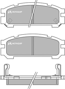 Motaquip LVXL733 - Komplet Pločica, disk-kočnica www.molydon.hr