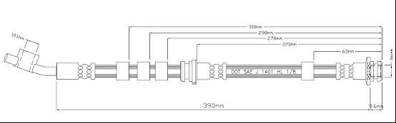 Motaquip VBH1010 - Kočiono crijevo, lajtung www.molydon.hr