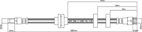 Motaquip VBH846 - Kočiono crijevo, lajtung www.molydon.hr