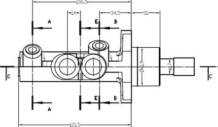 Motaquip VMC226 - Glavni kočioni cilindar www.molydon.hr