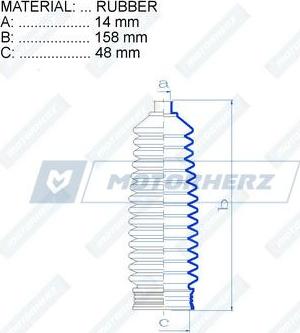 Motorherz RDZ0304MG - Manžeta, upravljanje www.molydon.hr