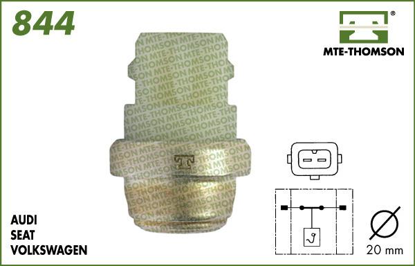 MTE-Thomson 844.120 - Prekidač temperature, ventilator radijatora / klima uređaja www.molydon.hr