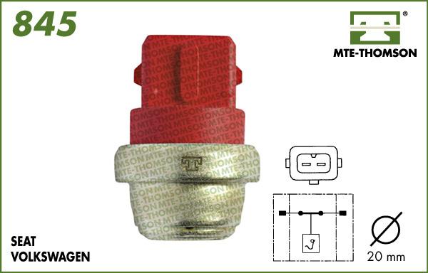 MTE-Thomson 845.65/55 - Prekidač temperature, ventilator radijatora / klima uređaja www.molydon.hr