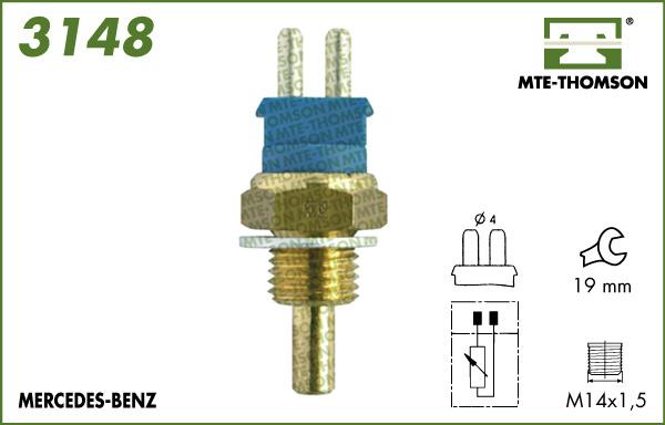 MTE-Thomson 3148 - Senzor, temperatura rashladne tekućinu www.molydon.hr