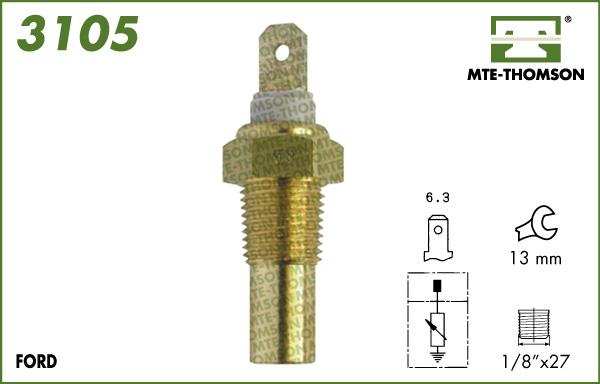 MTE-Thomson 3105 - Senzor, temperatura rashladne tekućinu www.molydon.hr