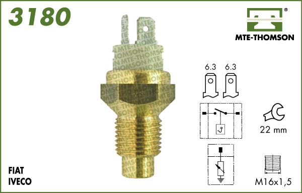 MTE-Thomson 3180 - Senzor, temperatura rashladne tekućinu www.molydon.hr