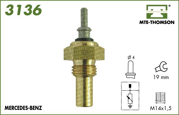 MTE-Thomson 3136 - Senzor, temperatura rashladne tekućinu www.molydon.hr