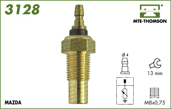 MTE-Thomson 3128 - Senzor, temperatura rashladne tekućinu www.molydon.hr