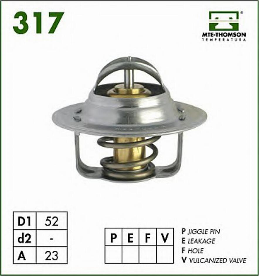 MTE-Thomson 317.88 - Termostat, rashladna tekućinu www.molydon.hr