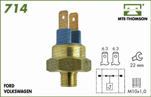 MTE-Thomson 338.82 - Termostat, rashladna tekućinu www.molydon.hr