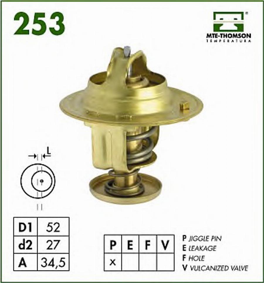 MTE-Thomson 253.82 - Termostat, rashladna tekućinu www.molydon.hr