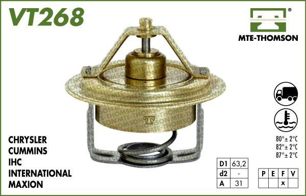 MTE-Thomson 268.90 - Termostat, rashladna tekućinu www.molydon.hr