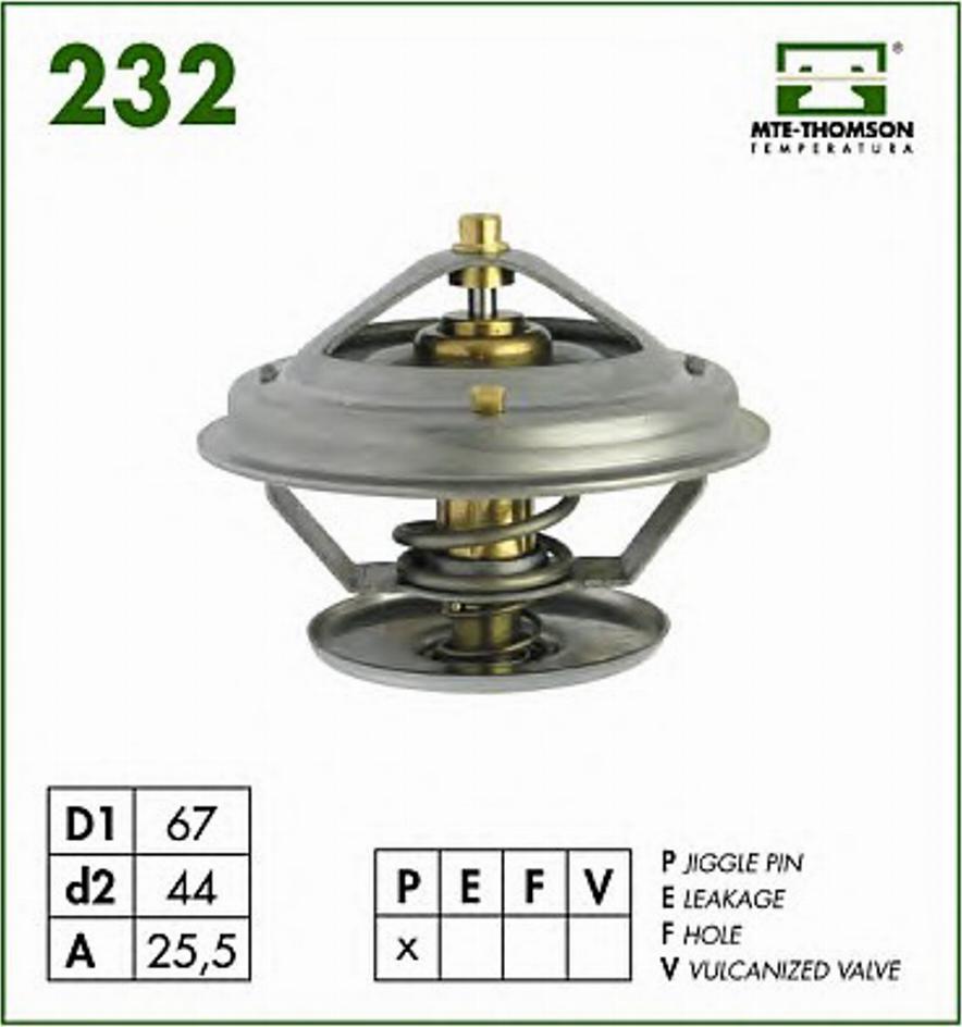 MTE-Thomson 232.87 - Termostat, rashladna tekućinu www.molydon.hr