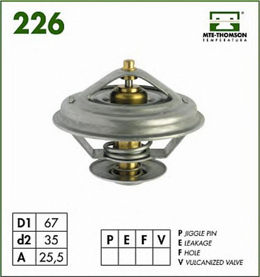 MTE-Thomson 226.87 - Termostat, rashladna tekućinu www.molydon.hr