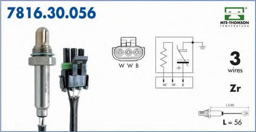 MTE-Thomson 781630056 - Lambda-sonda www.molydon.hr