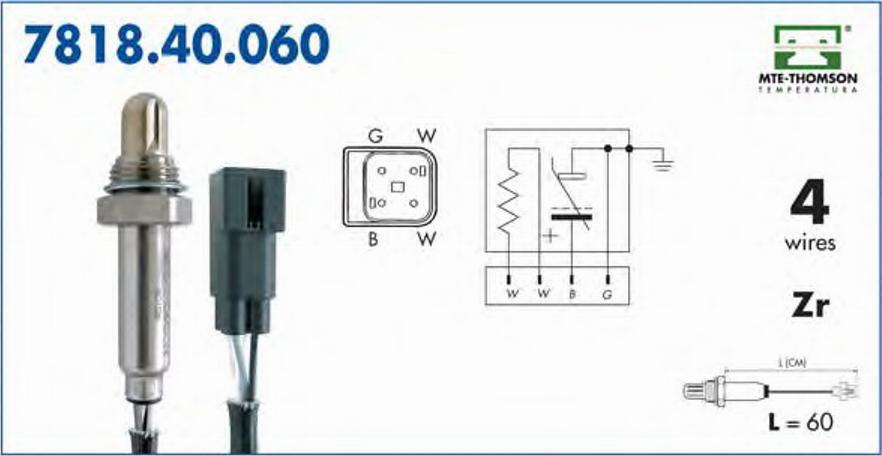 MTE-Thomson 7818.40.060 - Lambda-sonda www.molydon.hr