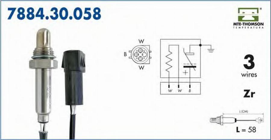 MTE-Thomson 7884.30.058 - Lambda-sonda www.molydon.hr