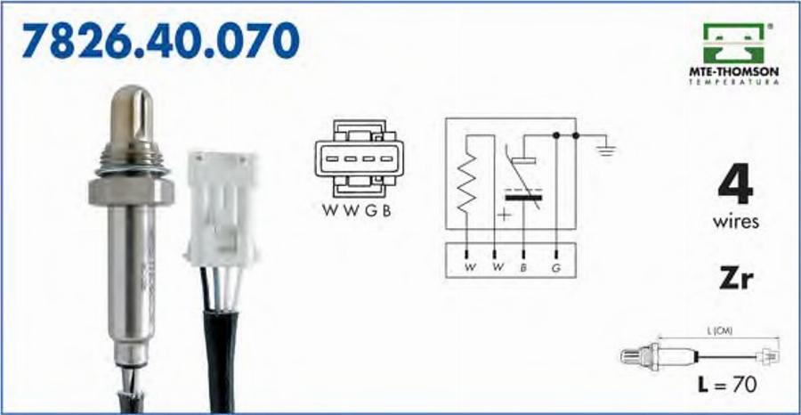 MTE-Thomson 7826.40.070 - Lambda-sonda www.molydon.hr