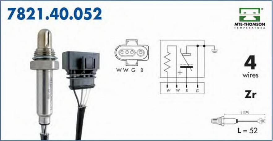 MTE-Thomson 7821.40.052 - Lambda-sonda www.molydon.hr