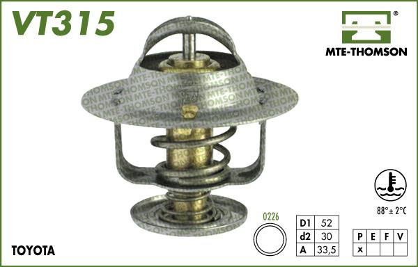 MTE-Thomson VT315.88 - Termostat, rashladna tekućinu www.molydon.hr