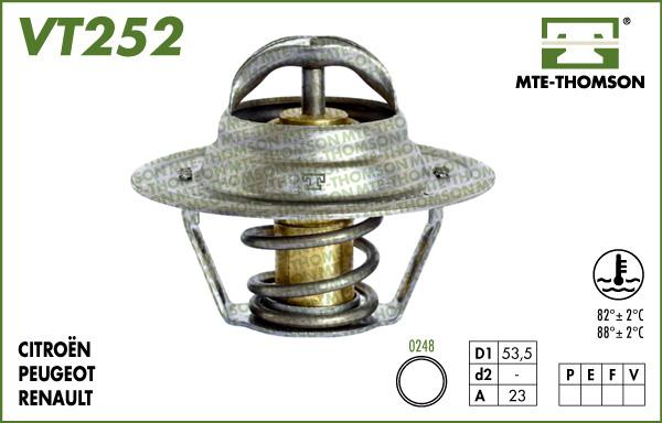 MTE-Thomson VT252.82 - Termostat, rashladna tekućinu www.molydon.hr