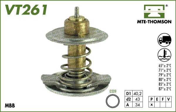 MTE-Thomson VT261.87 - Termostat, rashladna tekućinu www.molydon.hr