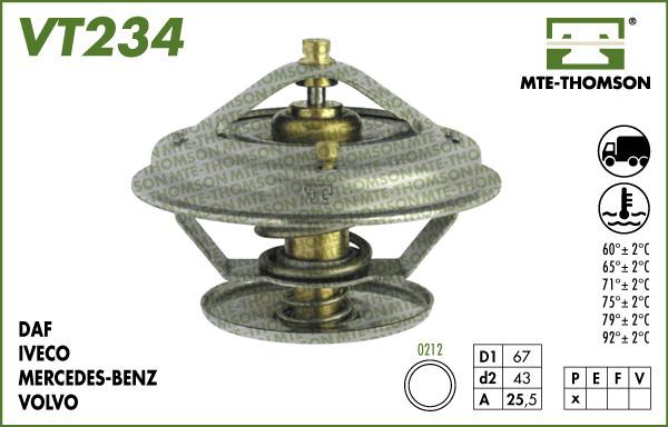 MTE-Thomson VT234.75 - Termostat, rashladna tekućinu www.molydon.hr