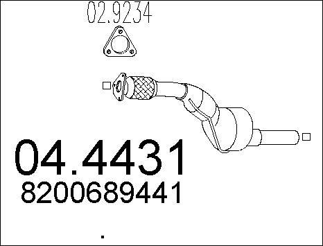 MTS 04.4431 - Katalizator www.molydon.hr