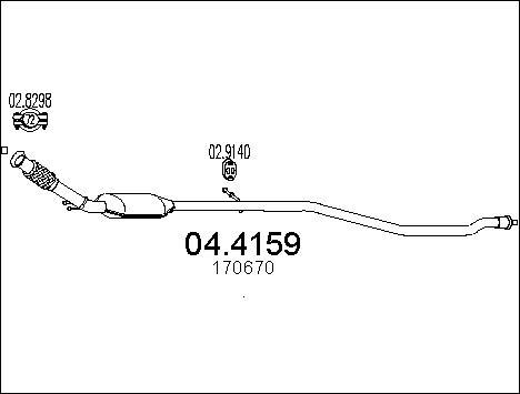 MTS 04.4159 - Katalizator www.molydon.hr