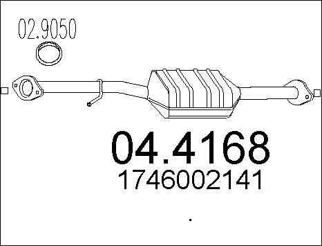 MTS 04.4168 - Katalizator www.molydon.hr