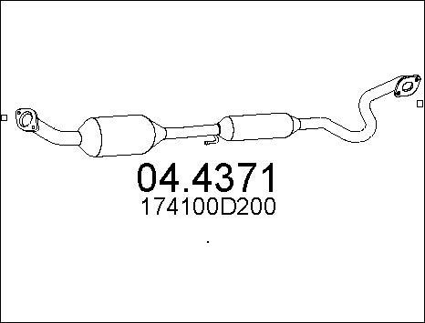 MTS 04.4371 - Katalizator www.molydon.hr