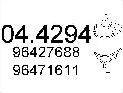 MTS 04.4294 - Katalizator www.molydon.hr