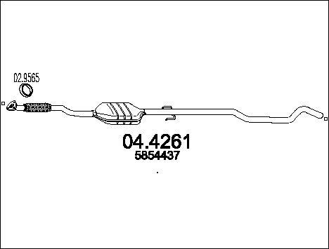 MTS 04.4261 - Katalizator www.molydon.hr
