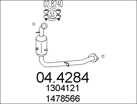 MTS 04.4284 - Katalizator www.molydon.hr