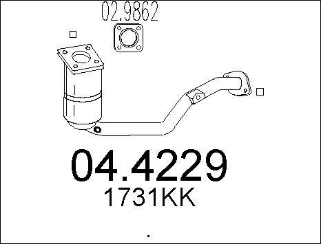 MTS 04.4229 - Katalizator www.molydon.hr