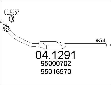 MTS 04.1291 - Katalizator www.molydon.hr