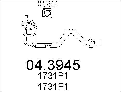 MTS 04.3945 - Katalizator www.molydon.hr