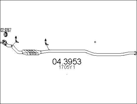 MTS 04.3953 - Katalizator www.molydon.hr