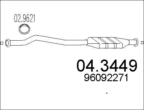 MTS 04.3449 - Katalizator www.molydon.hr