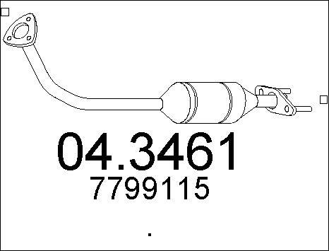 MTS 04.3461 - Katalizator www.molydon.hr