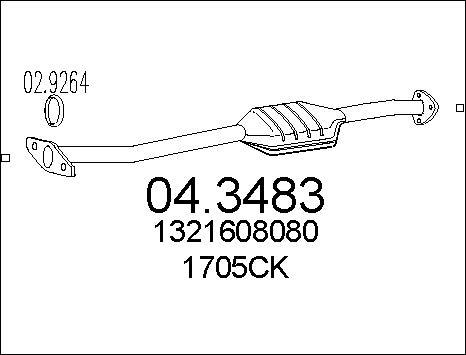 MTS 04.3483 - Katalizator www.molydon.hr