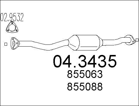 MTS 04.3435 - Katalizator www.molydon.hr